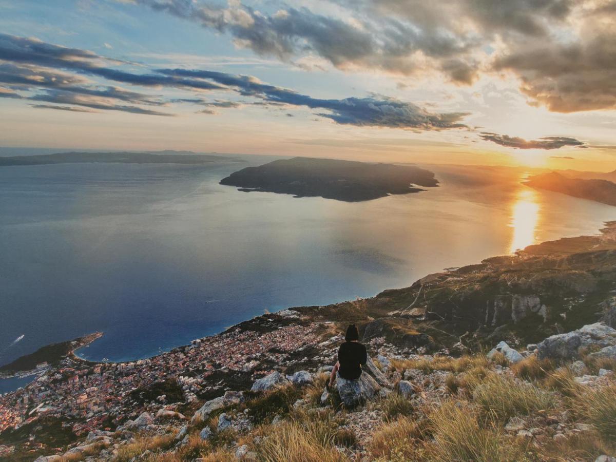Ferienwohnung Anicas Panoramic Sea Weue Makarska Exterior foto