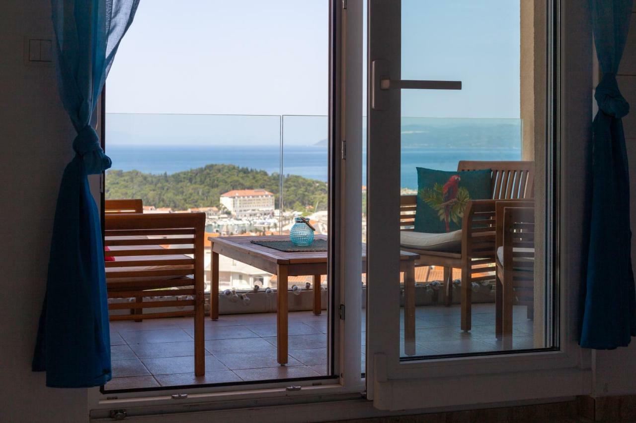 Ferienwohnung Anicas Panoramic Sea Weue Makarska Exterior foto